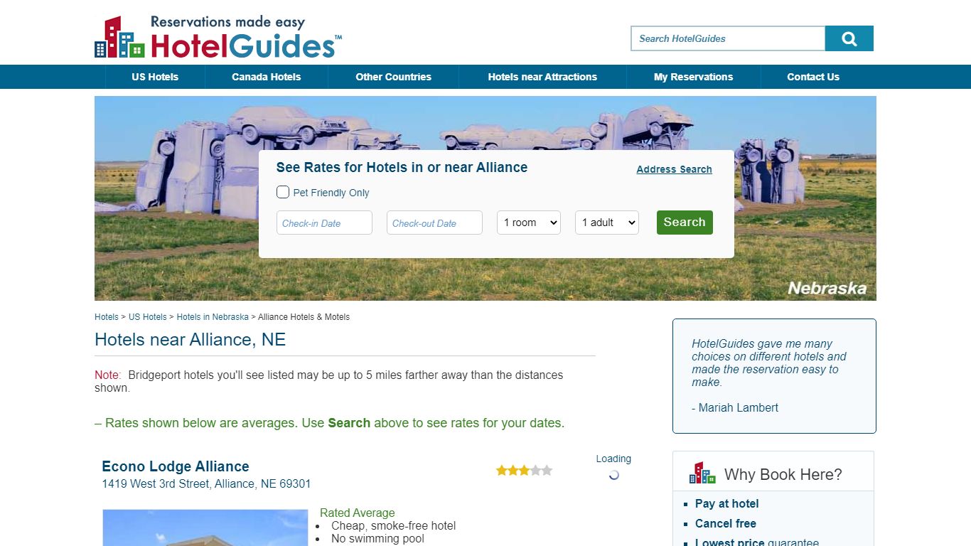 Alliance, NE Hotels & Motels | HotelGuides.com